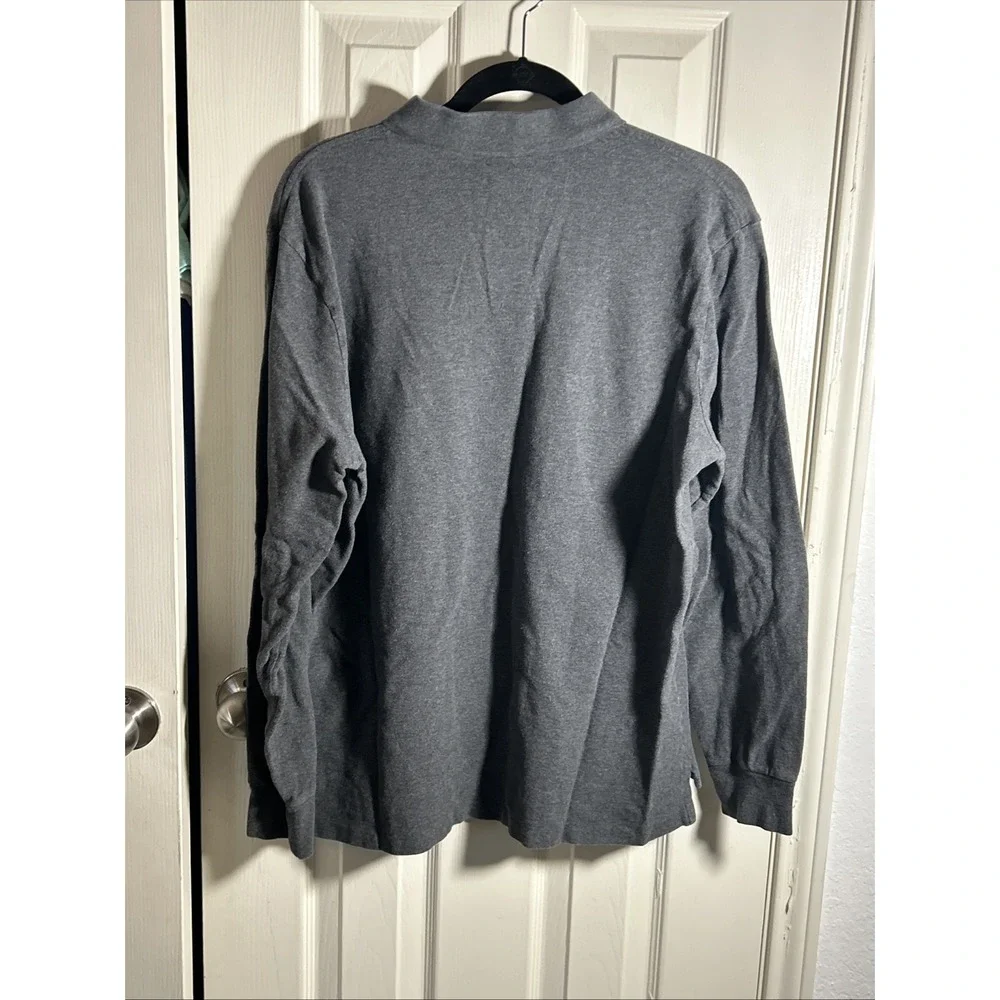 Polo Ralph Lauren Shirt Mens‎ Size L Gray Pony Logo Long Sleeve Classic Fit